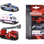 Majorette S.O.S Acil Müdahale Araçları Metal Diecast 3'lü Paket 212057261 | Toysall