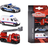 Majorette S.O.S Acil Müdahale Araçları Metal Diecast 3'lü Paket 212057261 | Toysall