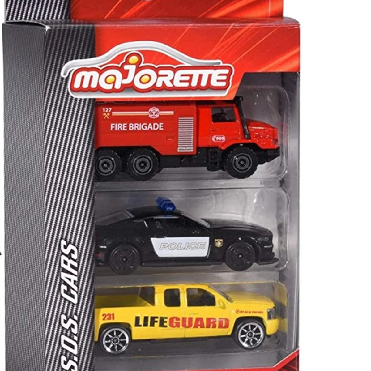 Majorette S.O.S Acil Müdahale Araçları Metal Diecast 3'lü Paket 212057261 | Toysall