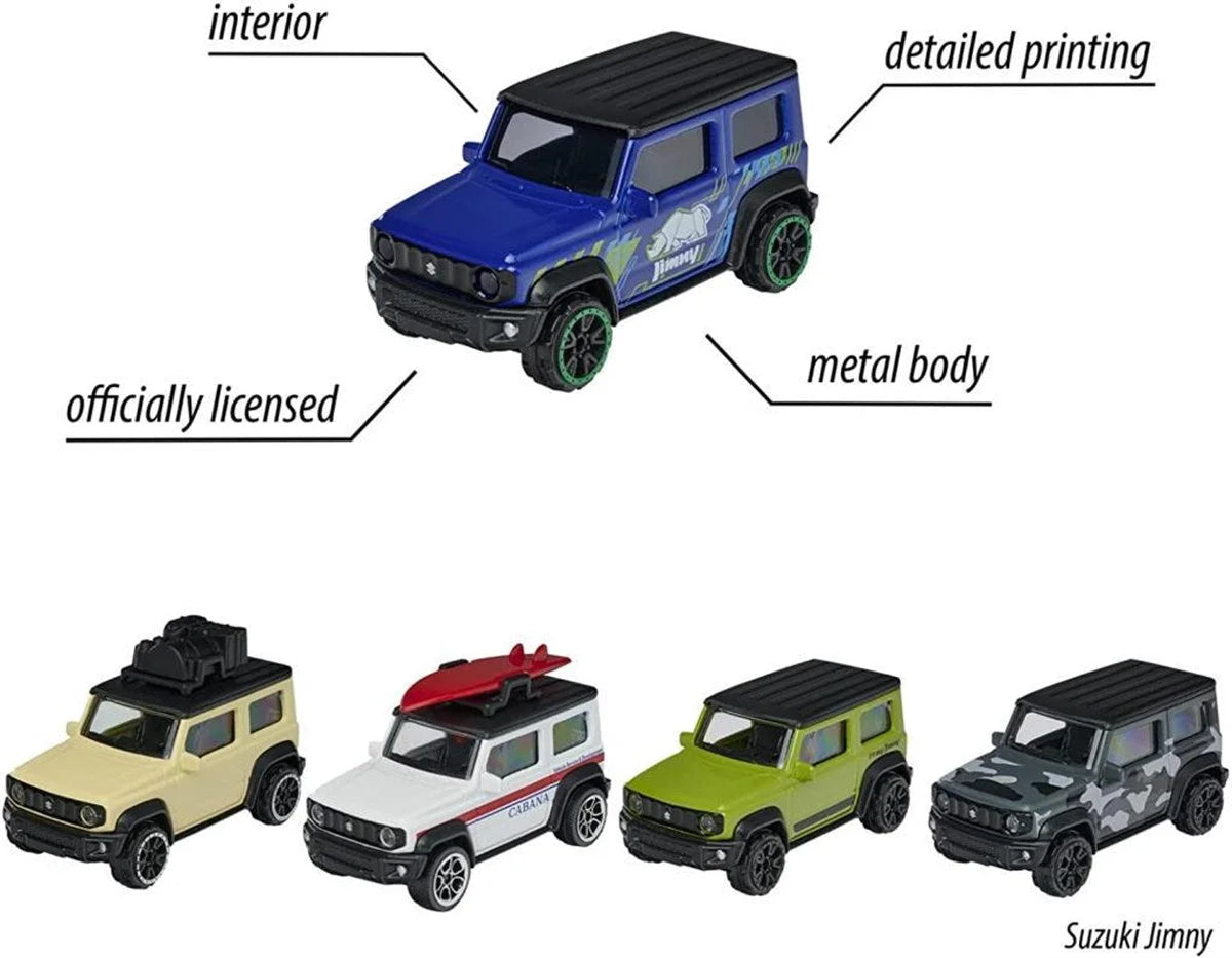 Majorette Suzuki Jimny 5"li Metal Diecast Araç Seti 212053177 | Toysall