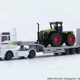 Majorette Taşıyıcı Tırlar - Man Tgx XXL, Claas Xerion 5000li Traktör Taşıyıcı 8503003000