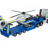 Majorette Taşıyıcı Tırlar - Mercedes Benz Actros, Polis Helikopteri Taşıyıcı 8503003000