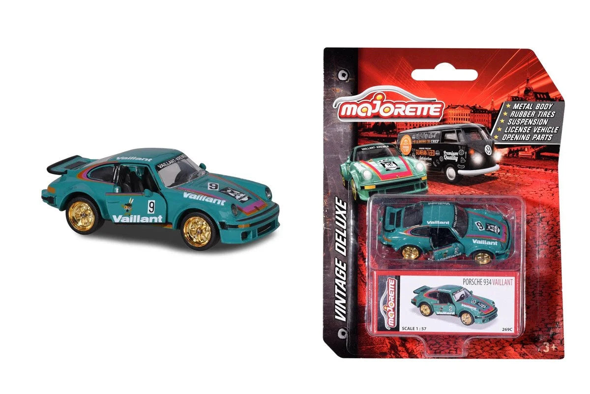 Majorette Vintage Deluxe Porsche 934 Vaillant Yeşil 52016 | Toysall