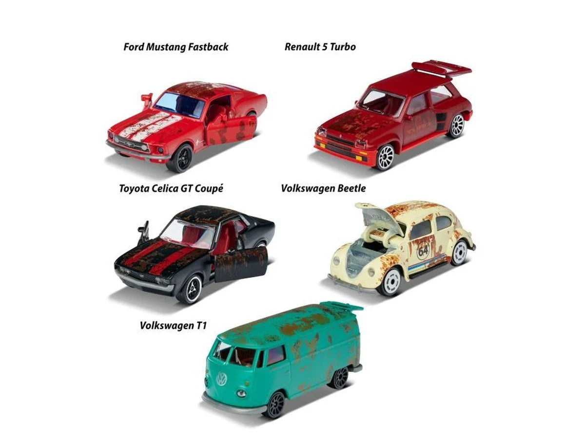 Majorette Vintage Rusty 5'li Araba Hediye Seti 212052012 | Toysall