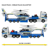Majorette Volvo FH-16 Polis Kamyonu ve Airbus Helikopter Seti 8503716004