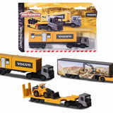Majorette Volvo Taşıyıcı İnşaat Araçları - Volvo Truck Wheel Loader 3103000