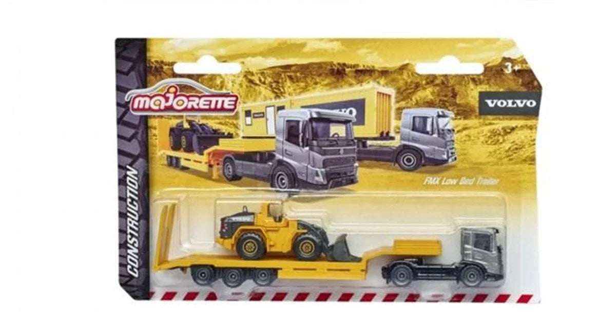 Majorette Volvo Transporter Araç - FMX Low Bed Trailer Metal Diecast 212057288 | Toysall