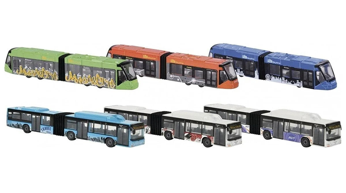 Majortte MAN City Bus+Siemens Avenio Tram Metal Diecast Araçlar 212053303 | Toysall