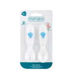 Mamajoo Desenli Kaşık & Çatal Seti / Mavi Fil | Toysall