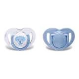 Mamajoo Silikon Ortodontik İkili Emzik Mavi Fil MMJ3077