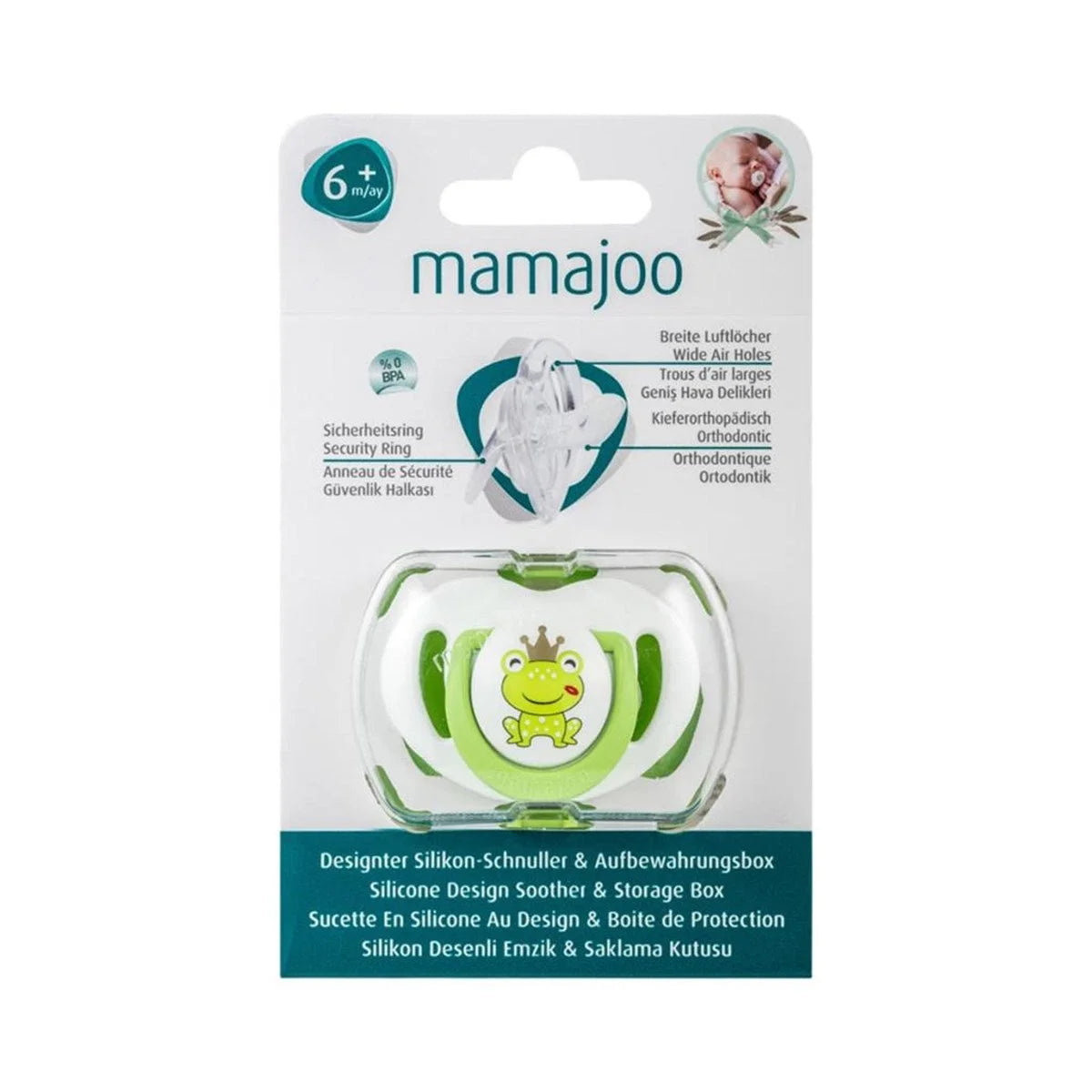 Mamajoo Tekli Desenli Emzik & Renkli Saklama Kutusu MMJ4012 | Toysall