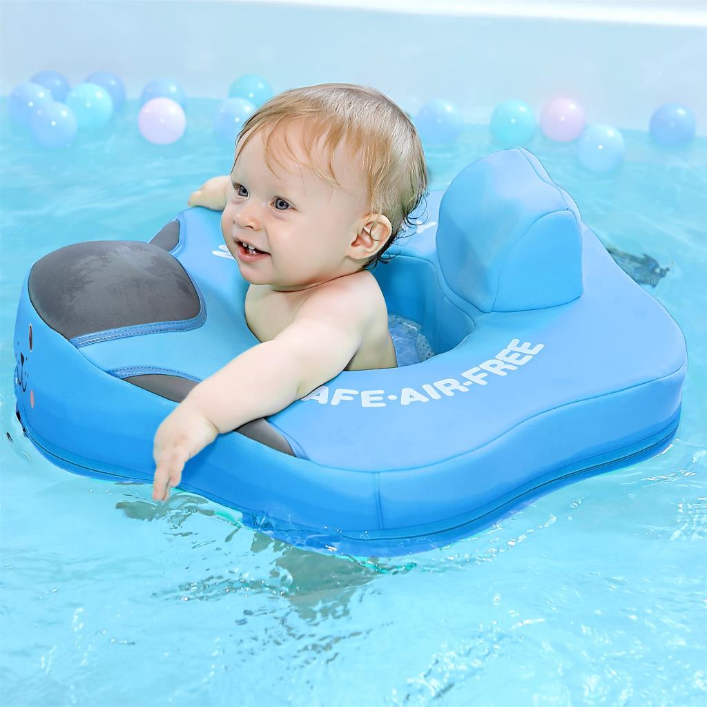 Mambobaby Bel Destekli Yüzme Simidi - Mavi