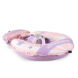 Mambobaby Hot Air Balloon Yüzme Simidi - Pembe, Emniyetli, Gölgelikli ve Ayak Destekli