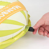 Mambobaby Hot Air Balloon Yüzme Simidi - Sarı, Emniyetli, Gölgelikli ve Ayak Destekli