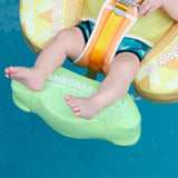 Mambobaby Yüzme Simidi - Ananas, Emniyetli, Gölgelikli ve Ayak Destekli