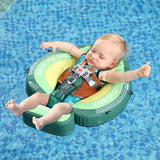 Mambobaby Yüzme Simidi - Avokado, Emniyetli, Gölgelikli ve Ayak Destekli