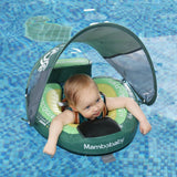 Mambobaby Yüzme Simidi - Avokado, Emniyetli, Gölgelikli ve Ayak Destekli