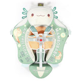 Mambobaby Yüzme Simidi - Axolotl, Emniyetli, Gölgelikli ve Ayak Destekli