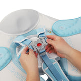 Mambobaby Yüzme Simidi - Blue Angel, Emniyetli, Gölgelikli ve Ayak Destekli