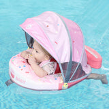 Mambobaby Yüzme Simidi - Cupcake, Emniyetli, Gölgelikli ve Ayak Destekli