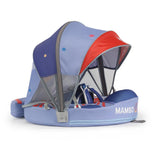 Mambobaby Yüzme Simidi - Deluxe, Emniyetli, Gölgelikli ve Ayak Destekli