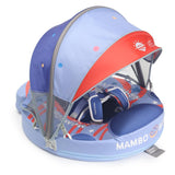 Mambobaby Yüzme Simidi - Deluxe, Emniyetli, Gölgelikli ve Ayak Destekli