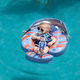 Mambobaby Yüzme Simidi - Deluxe, Emniyetli, Gölgelikli ve Ayak Destekli