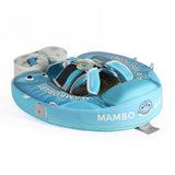 Mambobaby Yüzme Simidi - Dino Hatch, Emniyetli, Gölgelikli ve Ayak Destekli