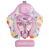 Mambobaby Yüzme Simidi - Flower Bush, Emniyetli, Gölgelikli ve Ayak Destekli