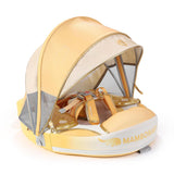 Mambobaby Yüzme Simidi - Gold Angel, Emniyetli, Gölgelikli ve Ayak Destekli