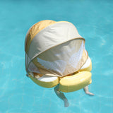 Mambobaby Yüzme Simidi - Gold Angel, Emniyetli, Gölgelikli ve Ayak Destekli