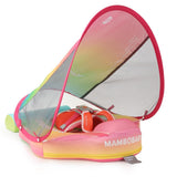 Mambobaby Yüzme Simidi - Gradient, Emniyetli, Gölgelikli ve Ayak Destekli
