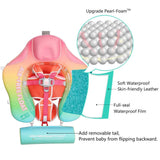 Mambobaby Yüzme Simidi - Gradient, Emniyetli, Gölgelikli ve Ayak Destekli