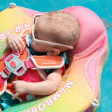 Mambobaby Yüzme Simidi - Gradient, Emniyetli, Gölgelikli ve Ayak Destekli