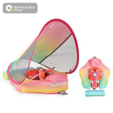 Mambobaby Yüzme Simidi - Gradient, Emniyetli, Gölgelikli ve Ayak Destekli