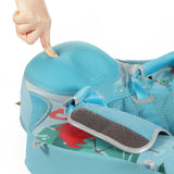 Mambobaby Yüzme Simidi - Mavi Flamingo, Emniyetli, Gölgelikli ve Ayak Destekli