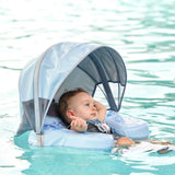 Mambobaby Yüzme Simidi - Mavi Kelebek, Emniyetli, Gölgelikli ve Ayak Destekli