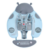 Mambobaby Yüzme Simidi - Mavi Uğur Böceği, Emniyetli, Gölgelikli ve Ayak Destekli