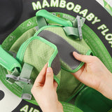 Mambobaby Yüzme Simidi - Panda’s Embrace, Emniyetli, Gölgelikli ve Ayak Destekli