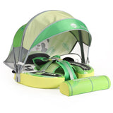 Mambobaby Yüzme Simidi - Panda’s Embrace, Emniyetli, Gölgelikli ve Ayak Destekli