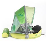 Mambobaby Yüzme Simidi - Panda’s Embrace, Emniyetli, Gölgelikli ve Ayak Destekli