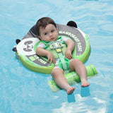 Mambobaby Yüzme Simidi - Panda’s Embrace, Emniyetli, Gölgelikli ve Ayak Destekli