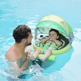 Mambobaby Yüzme Simidi - Panda’s Embrace, Emniyetli, Gölgelikli ve Ayak Destekli