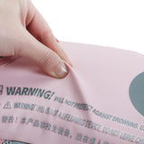 Mambobaby Yüzme Simidi - Pembe Uğur Böceği, Emniyetli, Gölgelikli ve Ayak Destekli