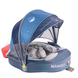 Mambobaby Yüzme Simidi - Penguin Pup, Emniyetli, Gölgelikli ve Ayak Destekli