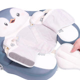 Mambobaby Yüzme Simidi - Penguin Pup, Emniyetli, Gölgelikli ve Ayak Destekli
