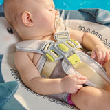 Mambobaby Yüzme Simidi - Penguin Pup, Emniyetli, Gölgelikli ve Ayak Destekli
