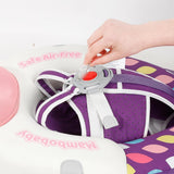 Mambobaby Yüzme Simidi - Pink Colorfish, Emniyetl Gölgelikli ve Ayak Destekli