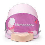 Mambobaby Yüzme Simidi - Pink Ice Cream, Emniyetli ,Gölgelikli ve Ayak Destekli