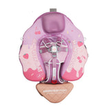 Mambobaby Yüzme Simidi - Pink Ice Cream, Emniyetli ,Gölgelikli ve Ayak Destekli